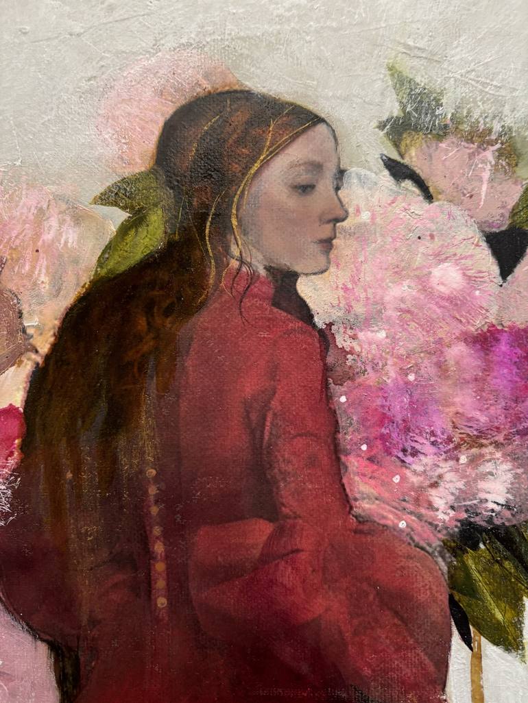 Original Figurative Floral Painting by Karenina Fabrizzi