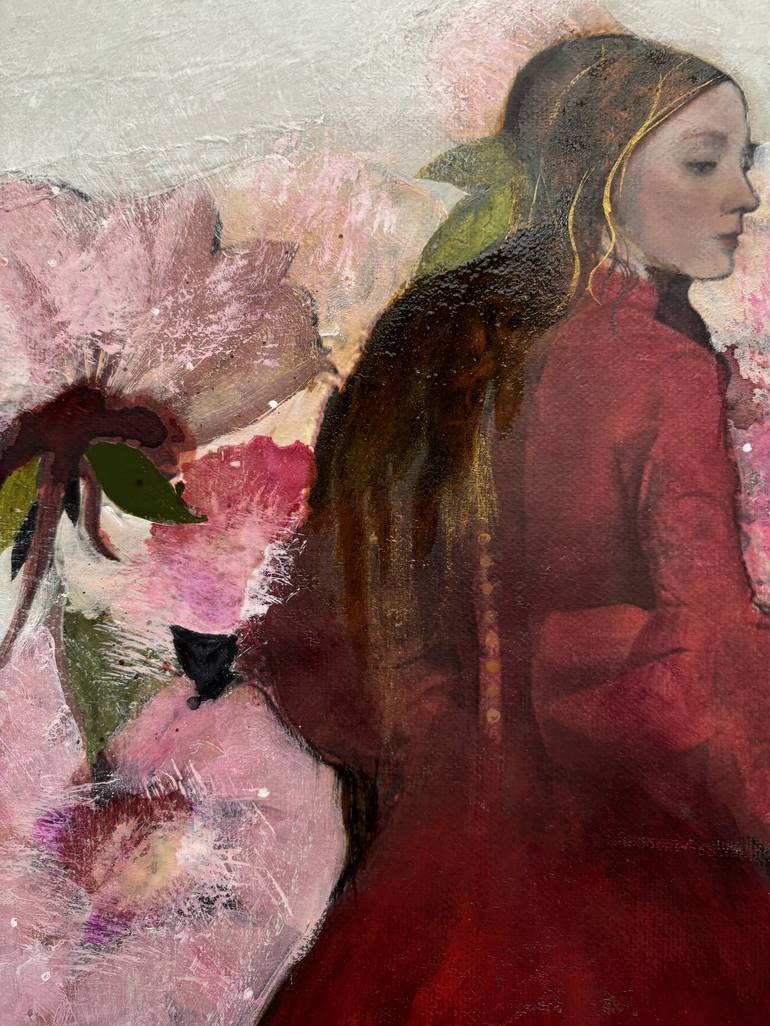 Original Figurative Floral Painting by Karenina Fabrizzi