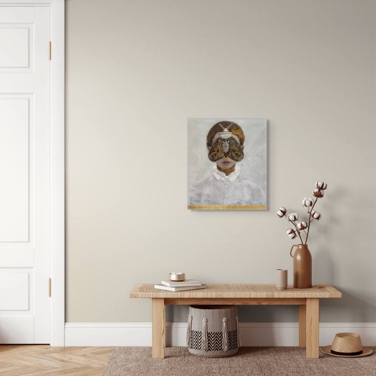 Original Minimalism Women Painting by Karenina Fabrizzi