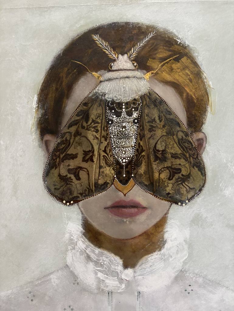 Original Minimalism Women Painting by Karenina Fabrizzi