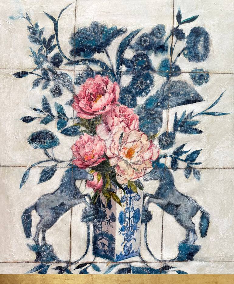 Print of Romanticism Floral Painting by Karenina Fabrizzi