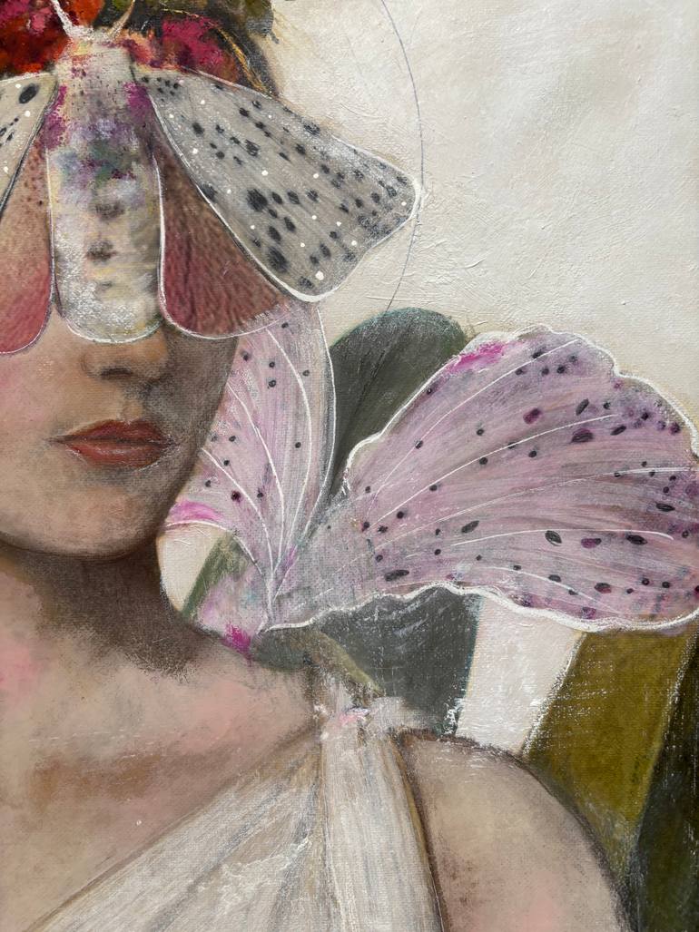 Original Art Nouveau Women Painting by Karenina Fabrizzi