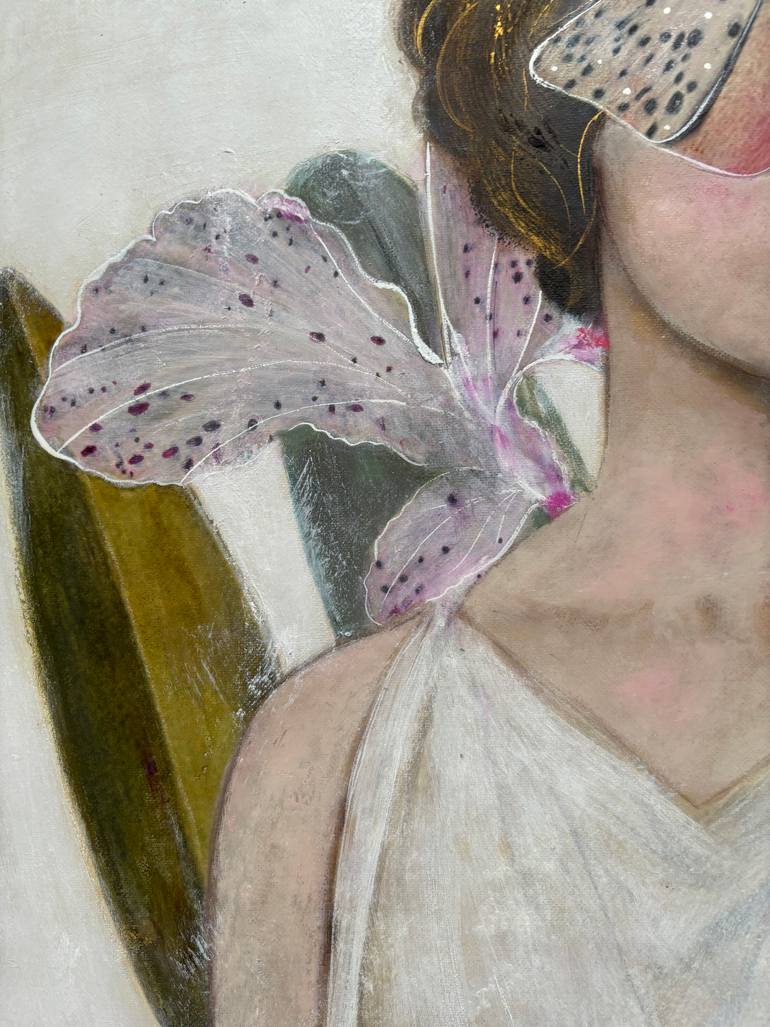 Original Art Nouveau Women Painting by Karenina Fabrizzi