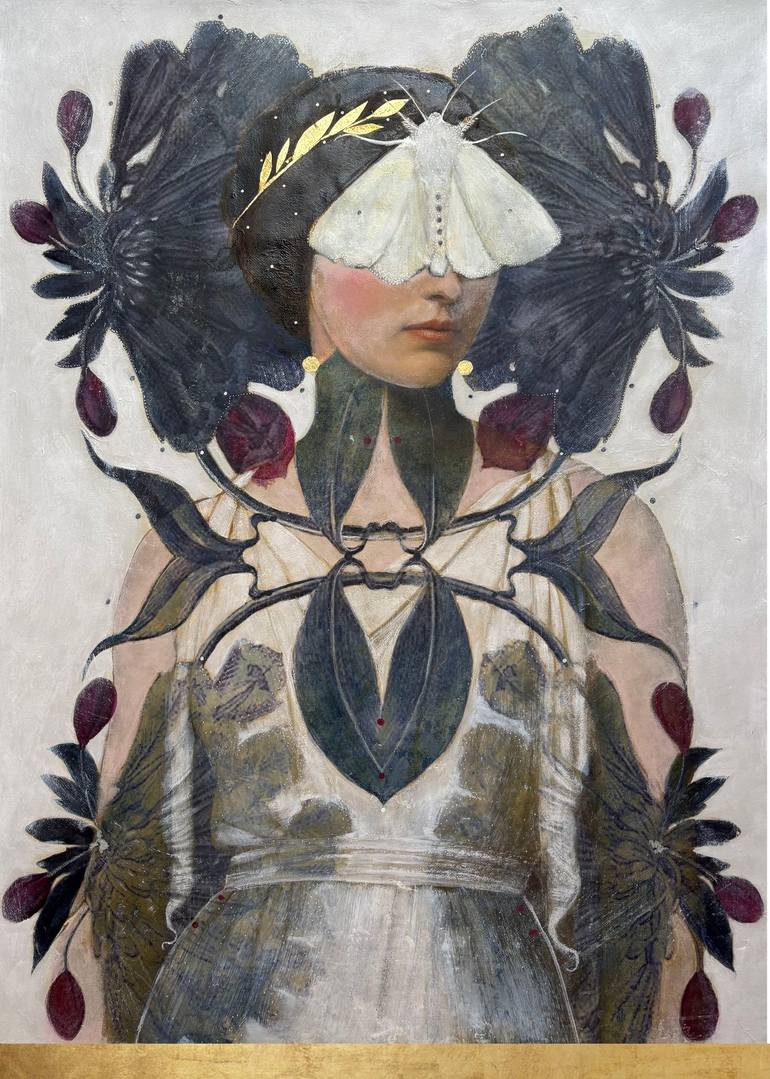 White Tiger (Maung Lodaya / Maung Bodas) Painting by Bayu Pramono | Saatchi  Art China, image size:770x1079