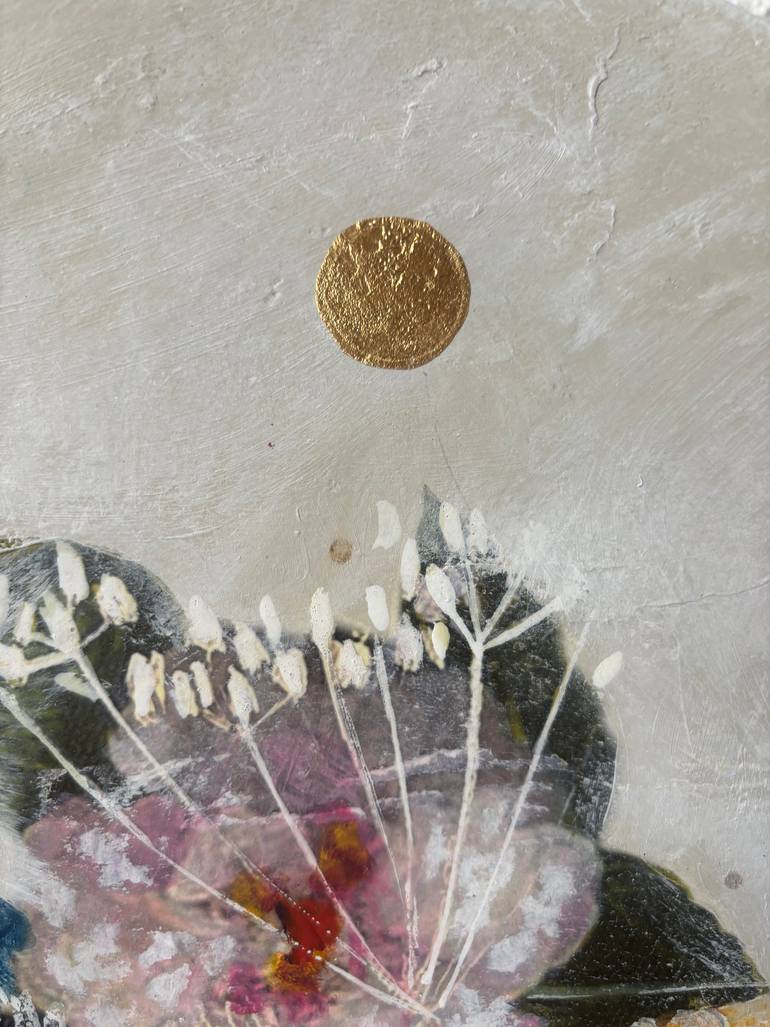 Original Baroque Floral Painting by Karenina Fabrizzi