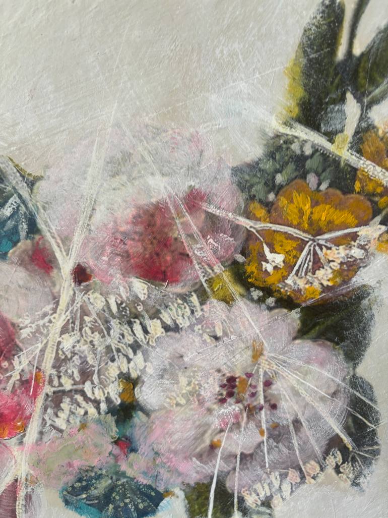 Original Baroque Floral Painting by Karenina Fabrizzi