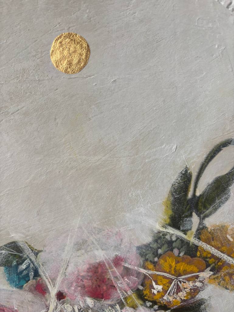 Original Baroque Floral Painting by Karenina Fabrizzi