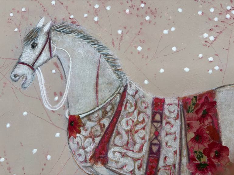 Original Baroque Animal Painting by Karenina Fabrizzi