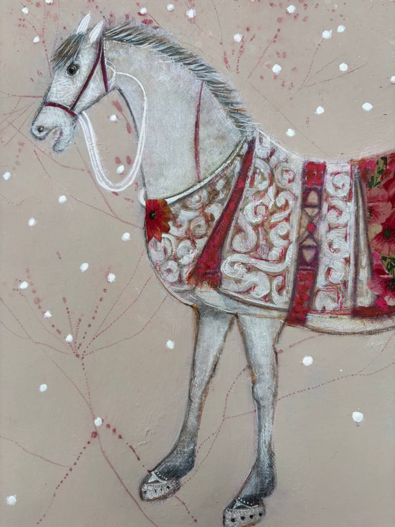 Original Baroque Animal Painting by Karenina Fabrizzi