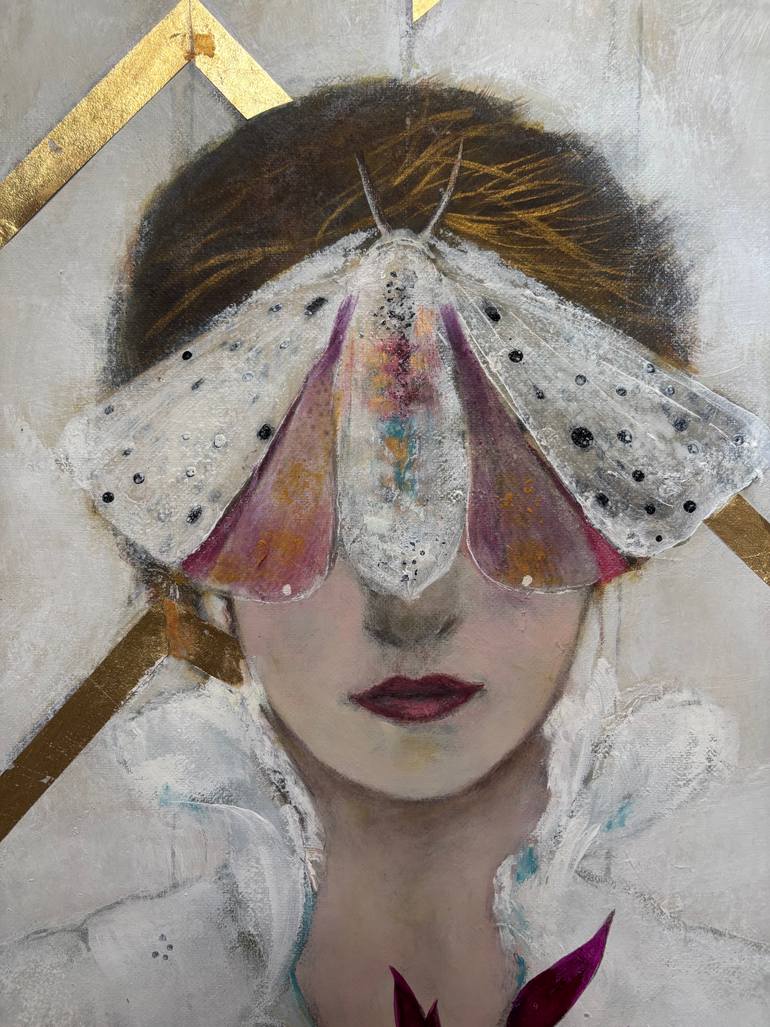 Original Baroque Body Painting by Karenina Fabrizzi