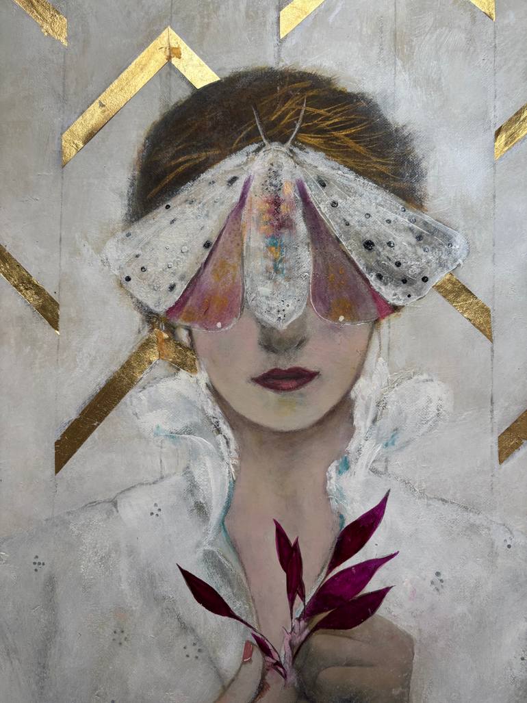 Original Baroque Body Painting by Karenina Fabrizzi