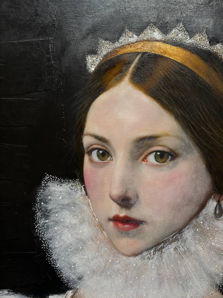 Original Romanticism Fashion Painting by Karenina Fabrizzi