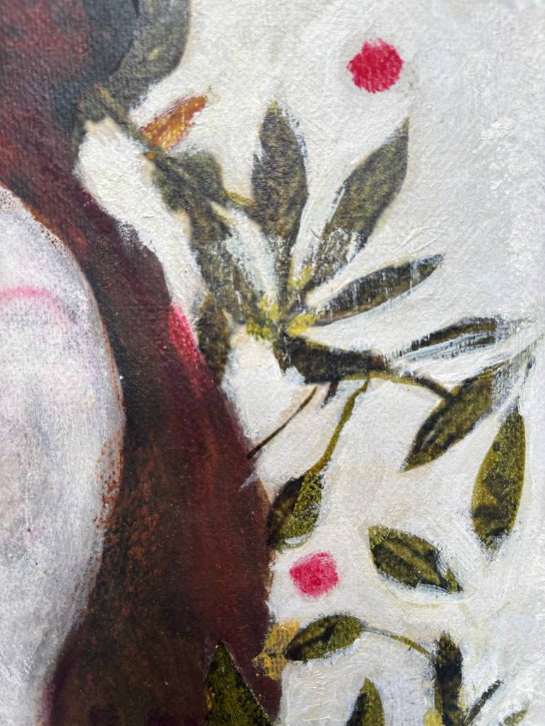 Original Antique Women Painting by Karenina Fabrizzi