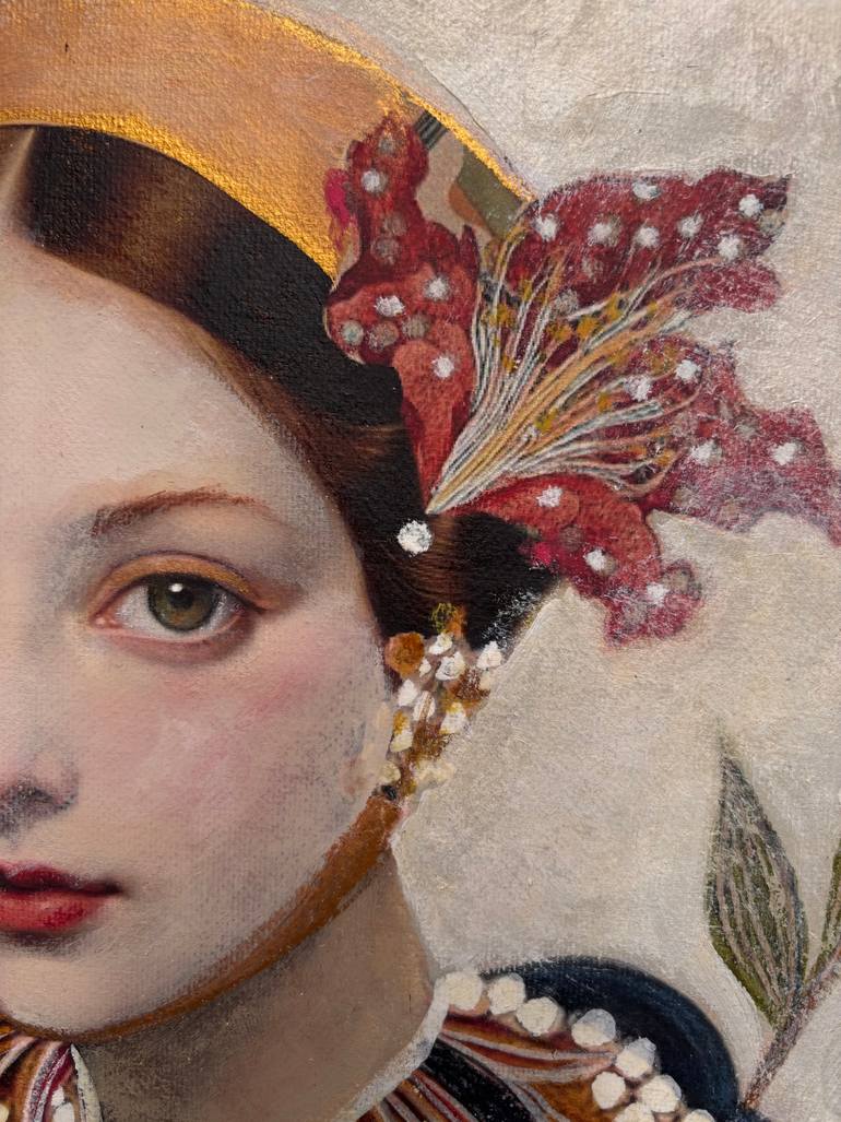 Original Art Deco People Painting by Karenina Fabrizzi