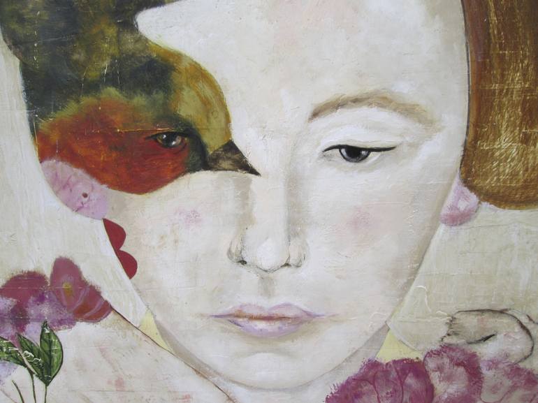 Original Fine Art Portrait Painting by Karenina Fabrizzi