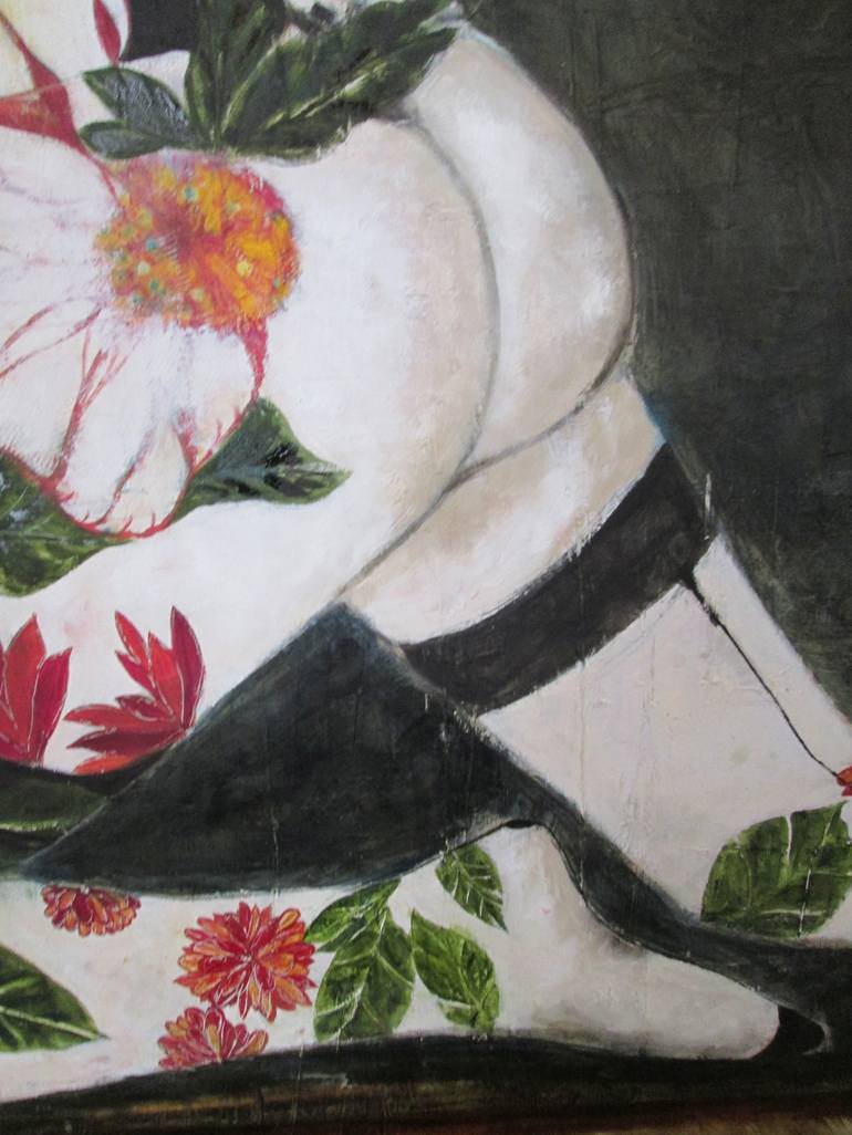 Original Fine Art Erotic Painting by Karenina Fabrizzi