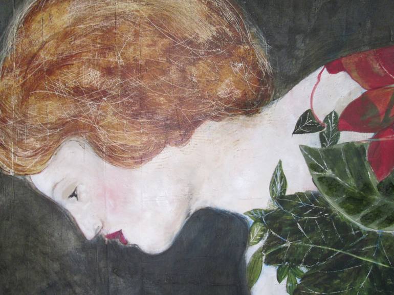 Original Fine Art Erotic Painting by Karenina Fabrizzi