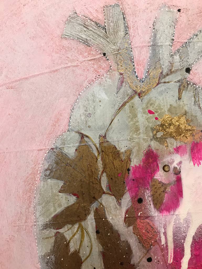 Original Modernism Love Painting by Karenina Fabrizzi