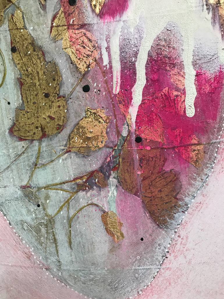 Original Modernism Love Painting by Karenina Fabrizzi