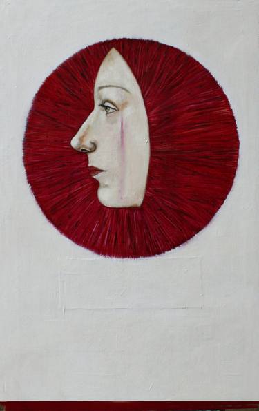 Original Minimalism Portrait Paintings by Karenina Fabrizzi