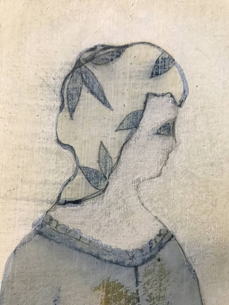 Original Minimalism Portrait Drawing by Karenina Fabrizzi