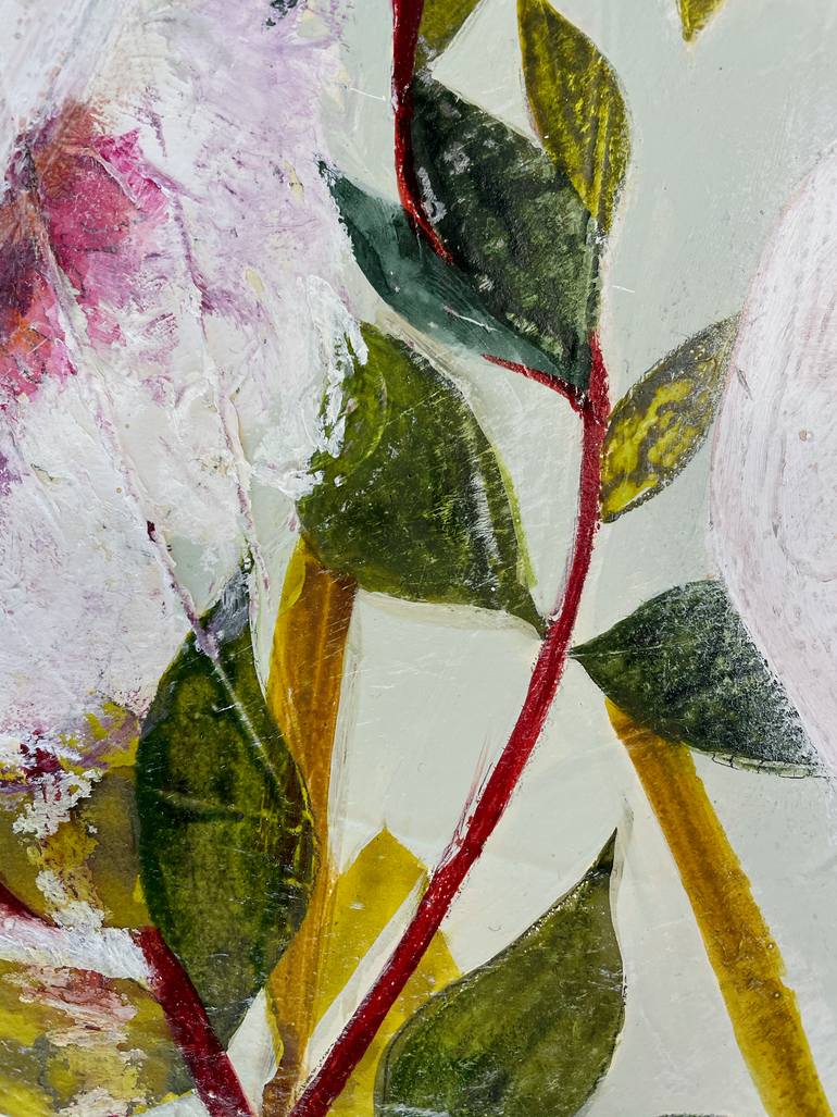 Original Minimalism Botanic Painting by Karenina Fabrizzi