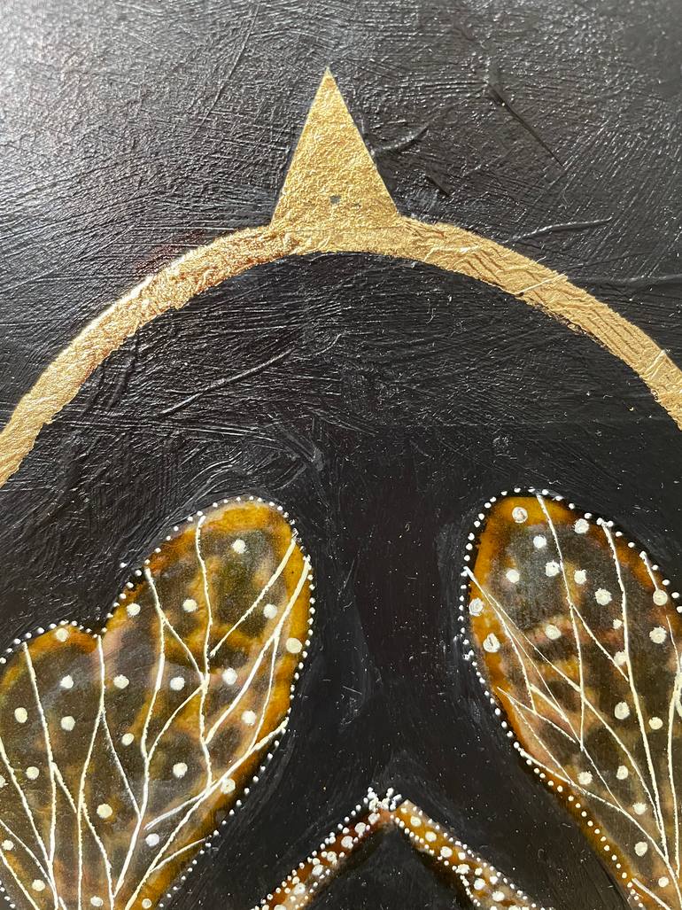 Original Folk Botanic Painting by Karenina Fabrizzi
