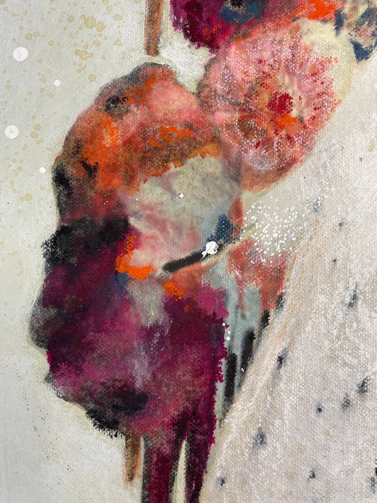 Original Minimalism Botanic Painting by Karenina Fabrizzi