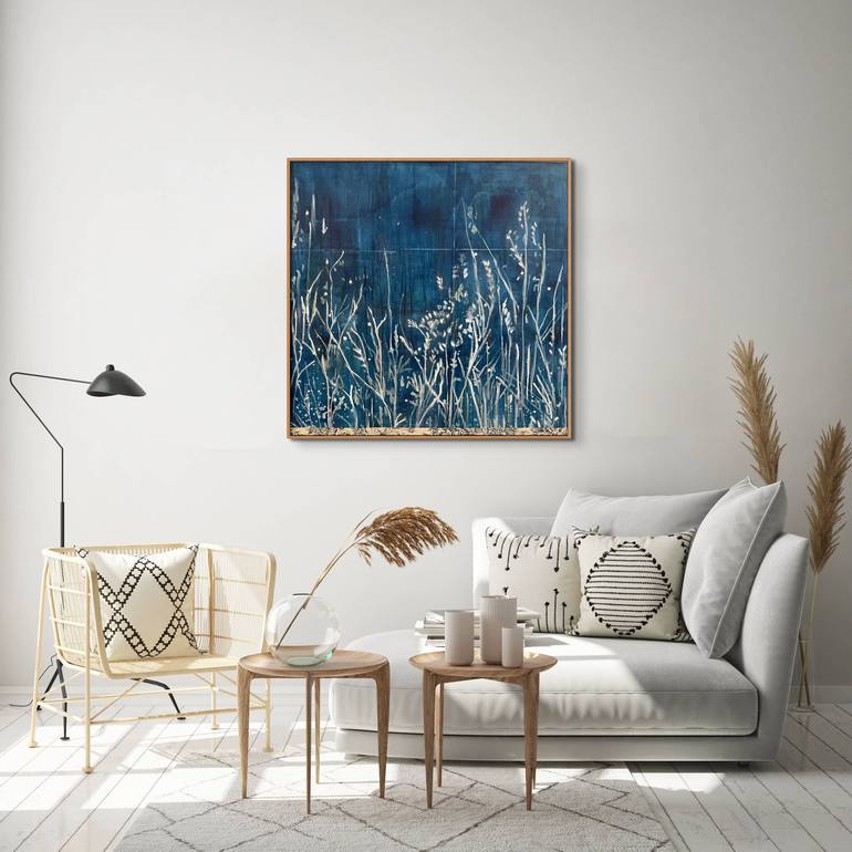 Deep blue Painting by Karenina Fabrizzi | Saatchi Art