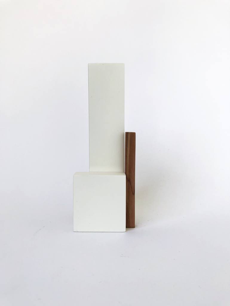 Original Geometric Sculpture by Anne Juliette Deschamps