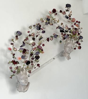 Original Fine Art Floral Sculpture by Francesca Dalla Benetta