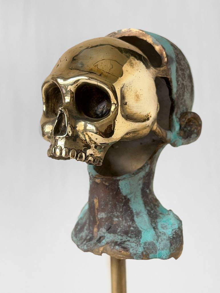 Original Figurative Mortality Sculpture by Francesca Dalla Benetta