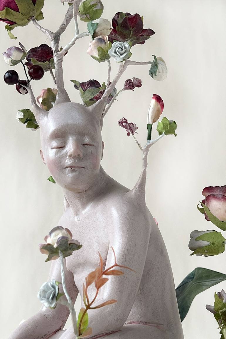 Original Fine Art Floral Sculpture by Francesca Dalla Benetta