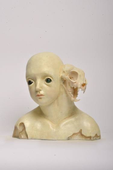 Original Figurative Fantasy Sculpture by Francesca Dalla Benetta