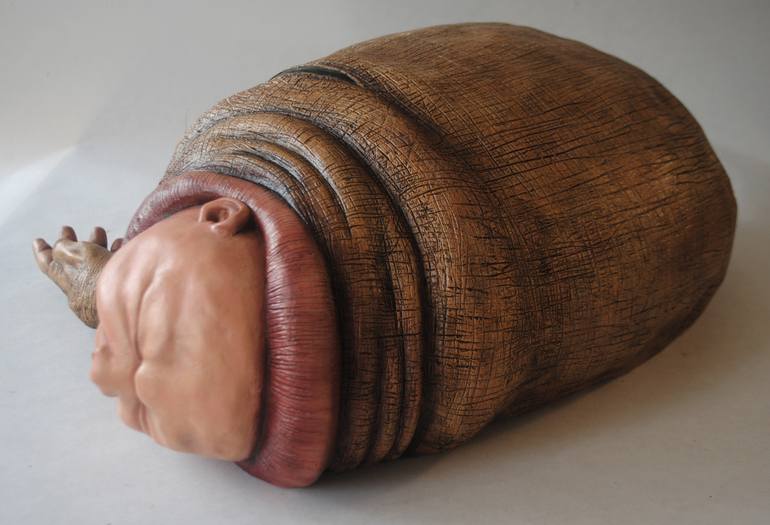 Original Surrealism Fantasy Sculpture by Francesca Dalla Benetta