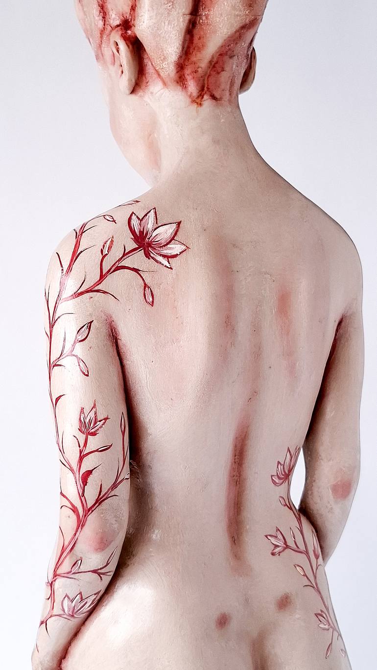 Original Realism Body Sculpture by Francesca Dalla Benetta