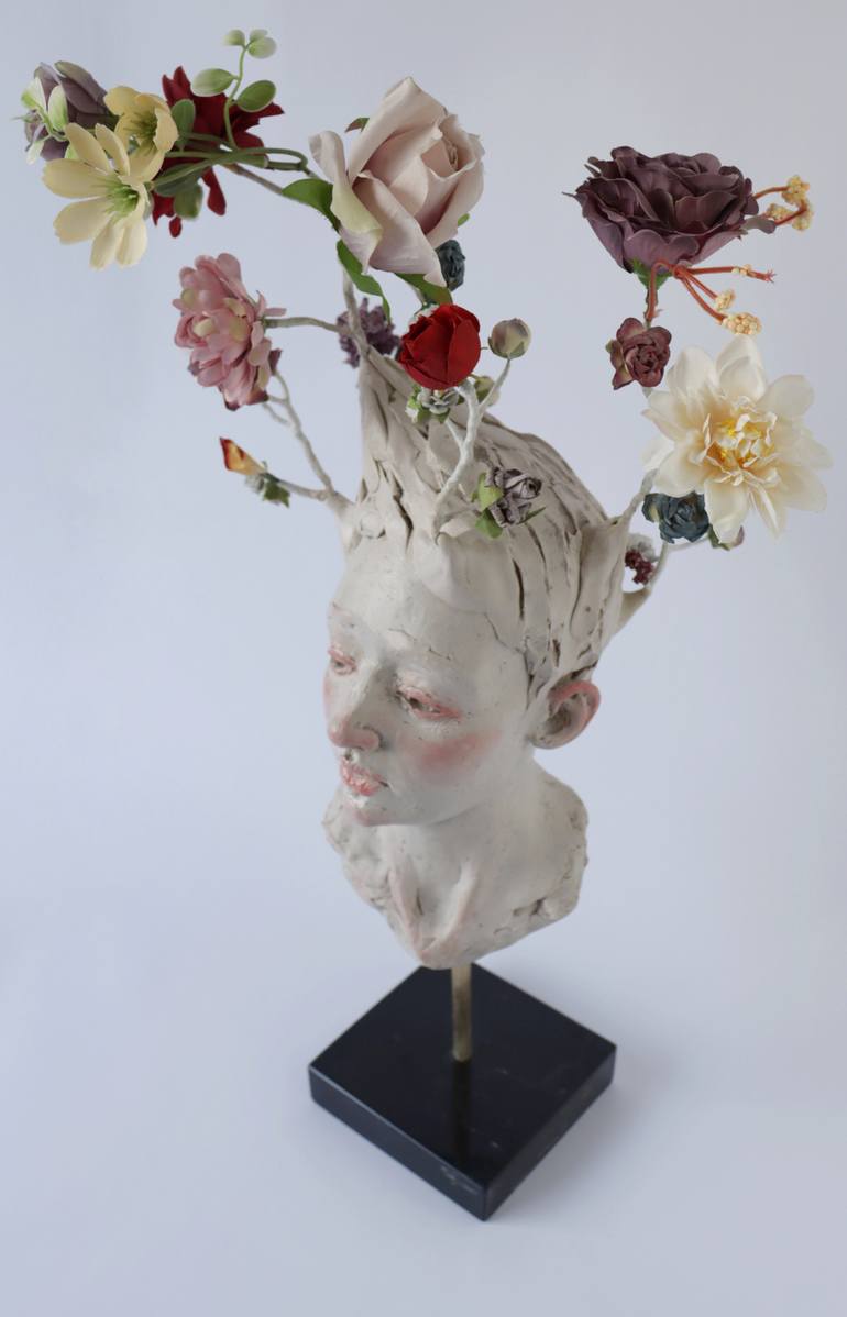 Original Surrealism Classical Mythology Sculpture by Francesca Dalla Benetta