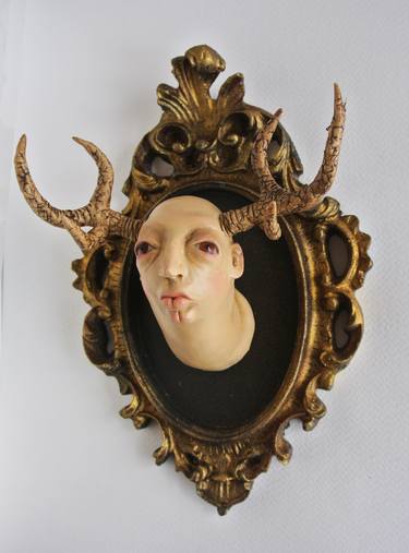 Original Figurative Fantasy Sculpture by Francesca Dalla Benetta