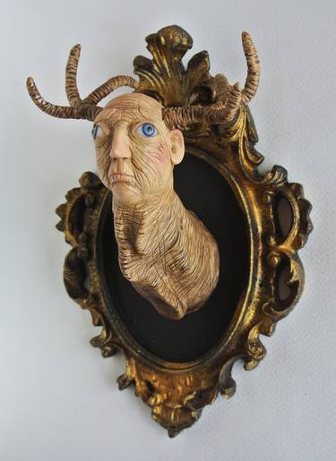 Original Surrealism Fantasy Sculpture by Francesca Dalla Benetta