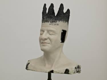 Original Surrealism People Sculpture by Francesca Dalla Benetta