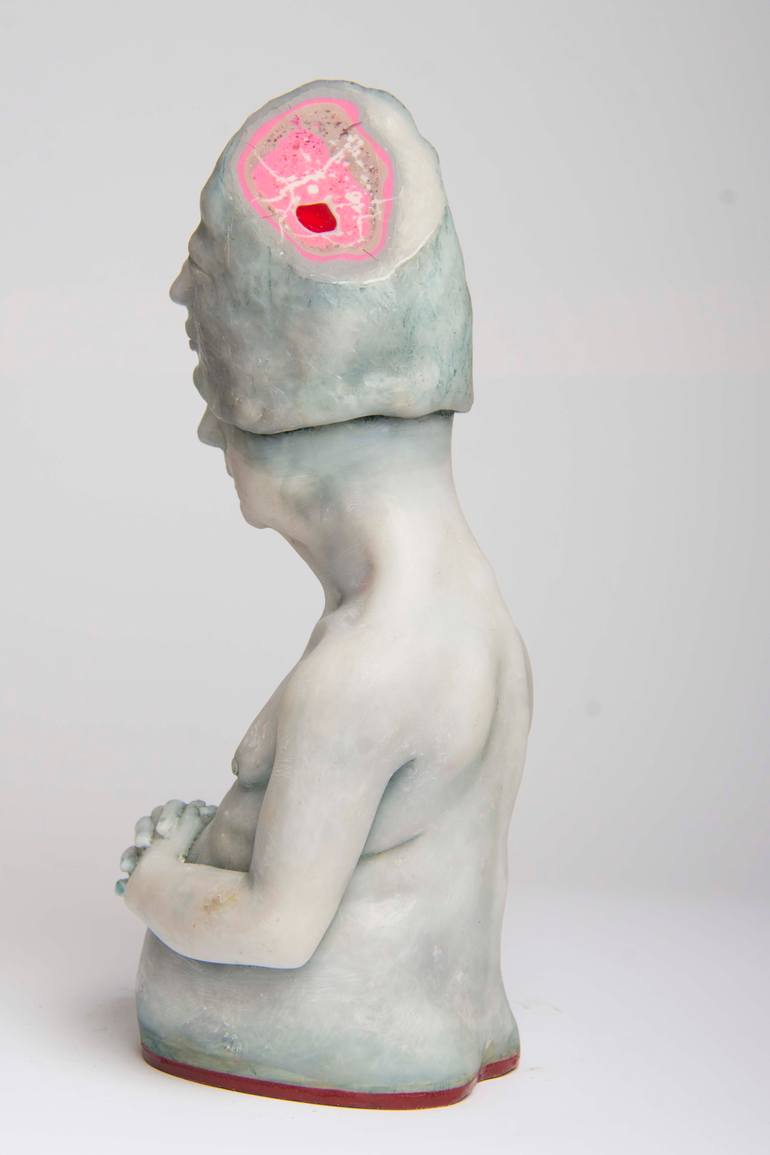 Original Figurative Fantasy Sculpture by Francesca Dalla Benetta