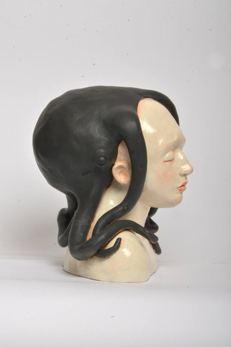 Original Figurative Children Sculpture by Francesca Dalla Benetta