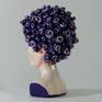 This is a small serie of women with bizarre things in-on their head. 
They represent how much we think and feel... 
Are we what we think about? For real?

Every piece is oil hand painted.