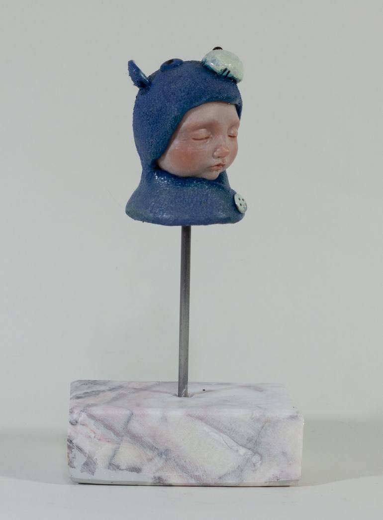 Original Figurative Children Sculpture by Francesca Dalla Benetta