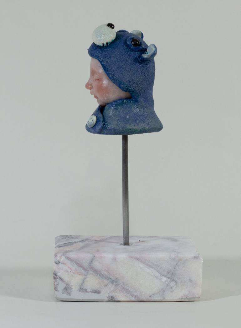 Original Figurative Children Sculpture by Francesca Dalla Benetta
