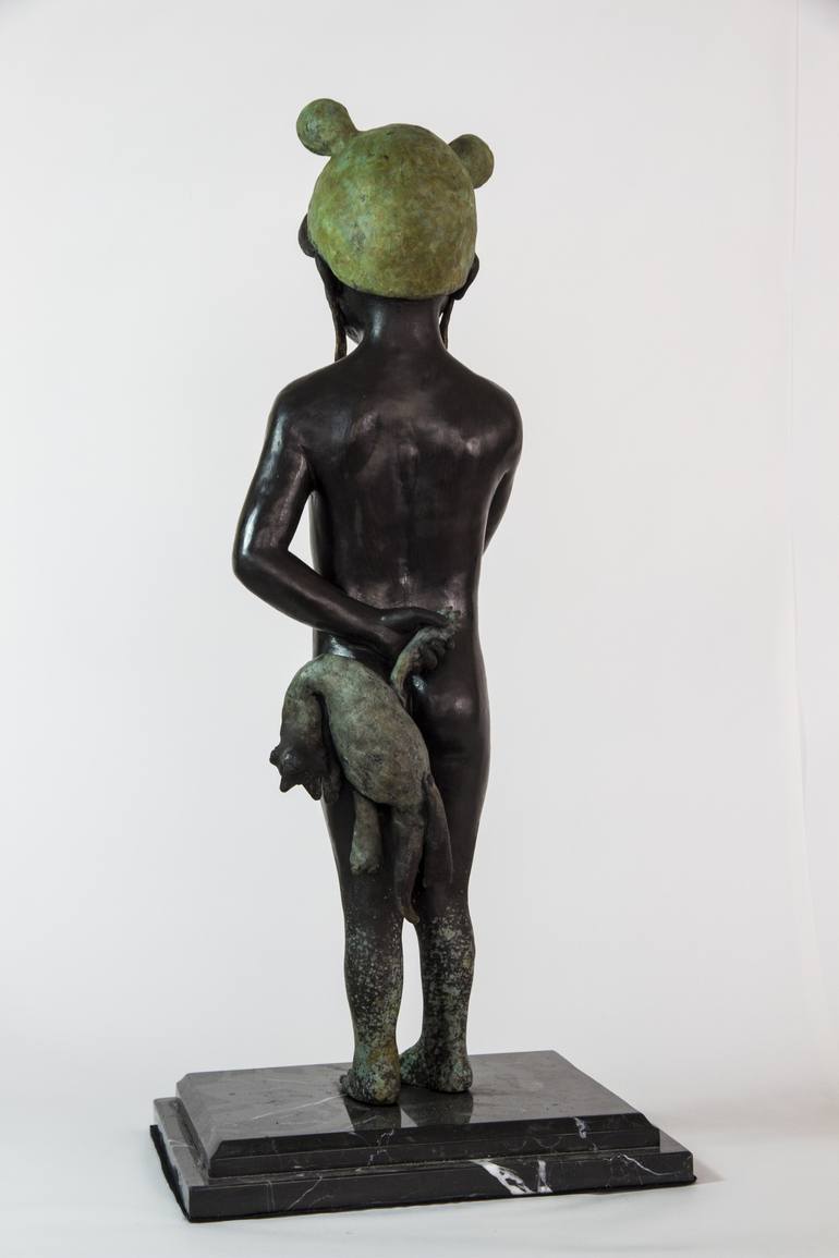 Original Children Sculpture by Francesca Dalla Benetta