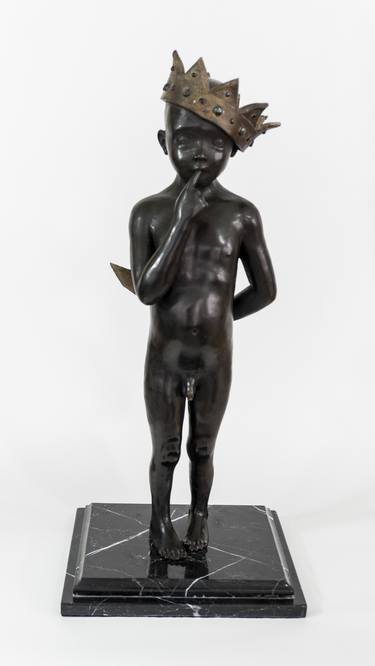 Original Children Sculpture by Francesca Dalla Benetta