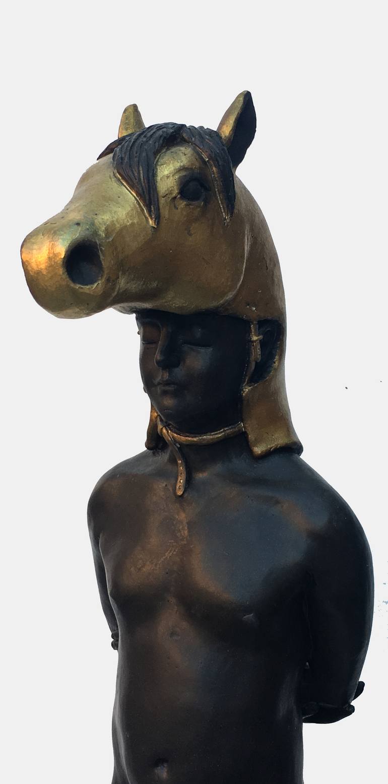 Original Horse Sculpture by Francesca Dalla Benetta