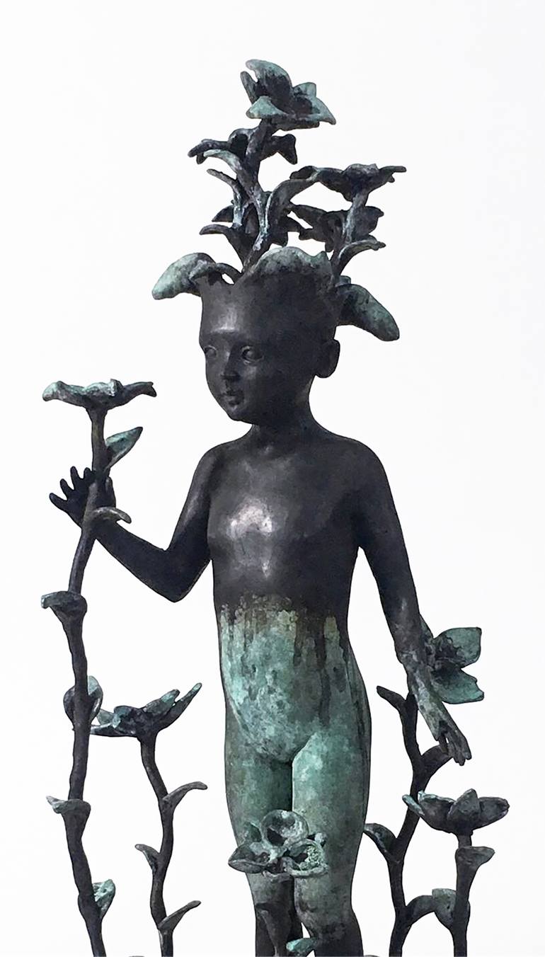Original Children Sculpture by Francesca Dalla Benetta