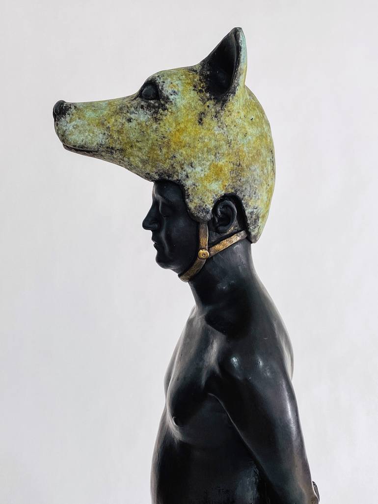 Original Dogs Sculpture by Francesca Dalla Benetta